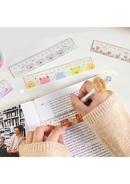 Renk5 Tarzı Kdd Sevimli Kawaii Çalışma Süresi Karikatür Cetvel Çok Fonksiyonlu Diy Çizim Cetveller Çocuklar Öğrenciler Için Ofis Okul Kırtasiye (Yurt Dışından) fırsatları