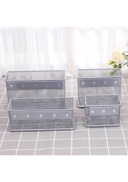 Xl Tarzı Dayanıklı Buzdolabı Tel Örgü Manyetik Sepet Saklama Kutusu Kalem Makyaj Organizatör (Yurt Dışından) fırsatları