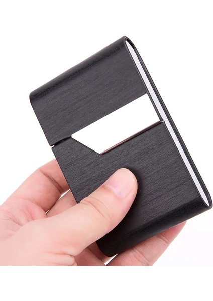 Kırmızı Stil Lazer Kazınmış Logo Lüks Pu Alüminyum Kart Sahibinin Kadın Erkek Metal Kredi Kartı Kartvizit Sahipleri Organizatör Çanta Cüzdan (Yurt Dışından) modelleri