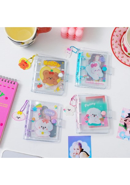 Mor Tarzı Yeni Öğrenci Fotocard Tutucu Bağlayıcı Artoon Sevimli Şeffaf Albüm Kız Pvc Fotoğrafları Dıy Idol Küçük Kart Koleksiyonu Kitabı (Yurt Dışından) fiyatları