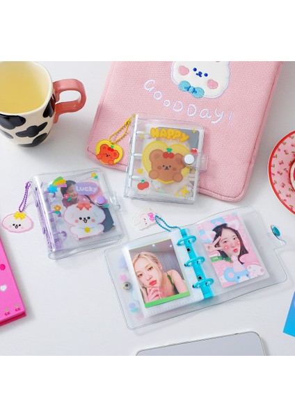 Mor Tarzı Yeni Öğrenci Fotocard Tutucu Bağlayıcı Artoon Sevimli Şeffaf Albüm Kız Pvc Fotoğrafları Dıy Idol Küçük Kart Koleksiyonu Kitabı (Yurt Dışından) modelleri