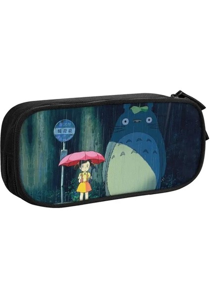 No.12 Tarzı Komşum Totoro Sevimli Kalem Kutuları Kız Erkek Büyük Kapasiteli Stüdyo Ghibli Anime Hayao Miyazaki Kalem Çantası Öğrencileri Kırtasiye (Yurt Dışından) modelleri