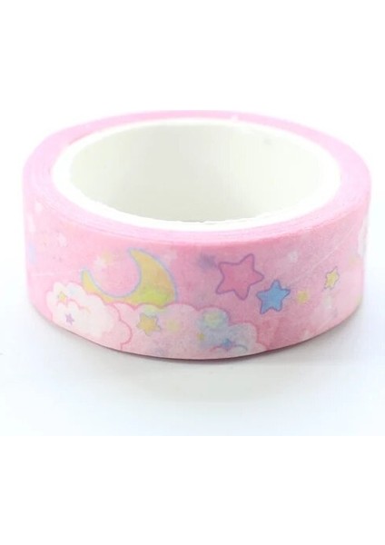 Altın Tarzı M Beden Şeker Kawaii Japon Karikatür Okul Günlüğü Planlayıcısı Için Dekoratif Washi Bant Kırtasiye, Sevimli Dıy Kraft El Işi Kağıdı Maskeleme Bandı, 1.5*7 M (Yurt Dışından)