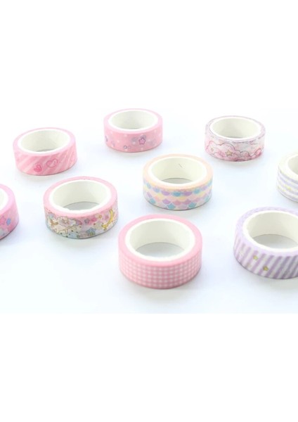 Altın Tarzı M Beden Şeker Kawaii Japon Karikatür Okul Günlüğü Planlayıcısı Için Dekoratif Washi Bant Kırtasiye, Sevimli Dıy Kraft El Işi Kağıdı Maskeleme Bandı, 1.5*7 M (Yurt Dışından) modelleri