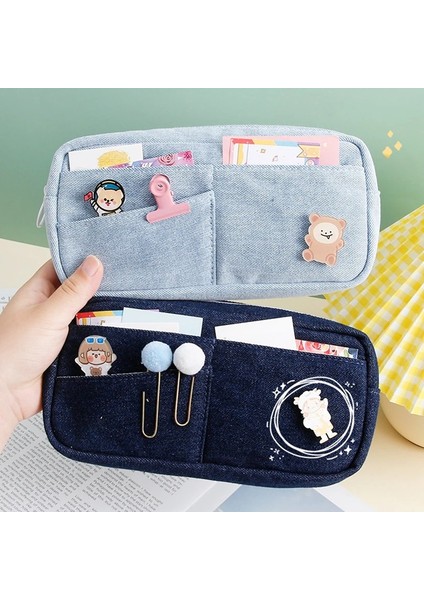 D Tarzı Büyük Kapasiteli Kalem Kutuları Kawaii Kalem Kutusu Trousse Kırtasiye Aksesuarları Tuval Estuche Escolar Okul Malzemeleri Kalem Kutusu (Yurt Dışından) fiyatları