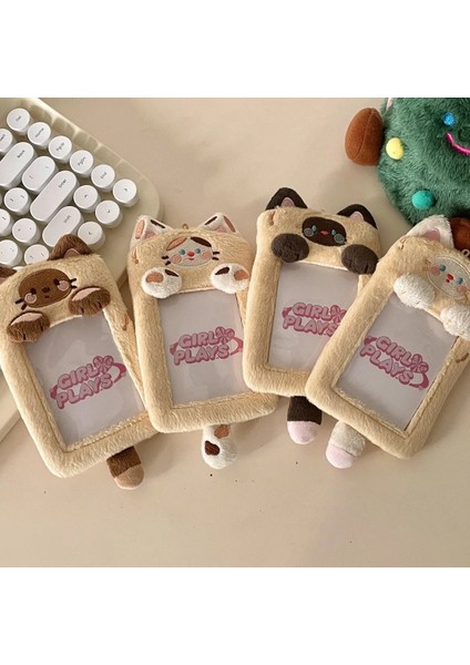 Tavşan Tarzı Kawaii Hayvan Yumuşak Plu Kpop Fotoğraflı Kart Tutucu Fotoğraf Kartı Tutucu Çanta Kolye Okul Kırtasiye (Yurt Dışından) indirimleri