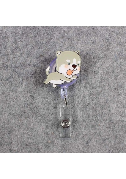 No.3 Tarzı Ute Akrilik Köpek ve Kedi Geri Çekilebilir Rozet Makarası Hemşire Doktor Öğrenci Sergi Kimlik Kartı Klipleri Rozet Tutucu Kırtasiye (Yurt Dışından)