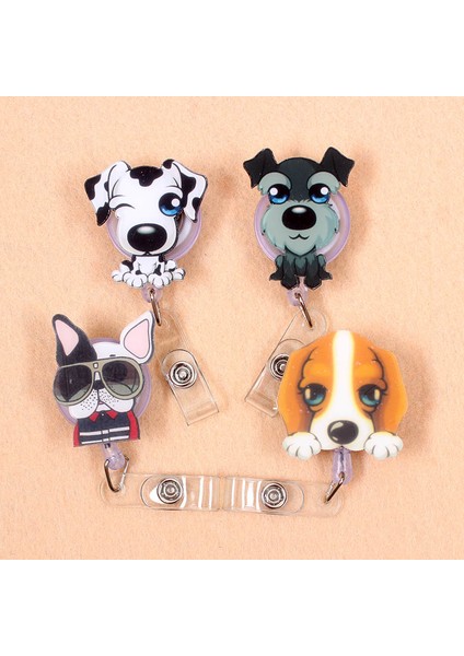 No.3 Tarzı Ute Akrilik Köpek ve Kedi Geri Çekilebilir Rozet Makarası Hemşire Doktor Öğrenci Sergi Kimlik Kartı Klipleri Rozet Tutucu Kırtasiye (Yurt Dışından) modelleri