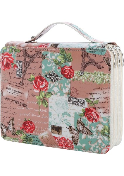 Bordo Tarzı Sevimli Kalem Okul Çantası Yuvaları Kırtasiye Ofis Kalem Kutusu Kızlar Için Büyük Kapasiteli Kalem Çanta Organizatör Kutusu Malzemeleri (Yurt Dışından)