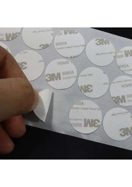 KIRMIZI10X10MM 100 Adet Stil Yuvarlak 3m Çift Taraflı Yapışkan Bant Süper Tutkal Kendinden Yapışkanlı Film Ultra Ince Yüksek Yapışkanlı Pamuklu Dıy El Sanatları Sticker Yap (Yurt Dışından)