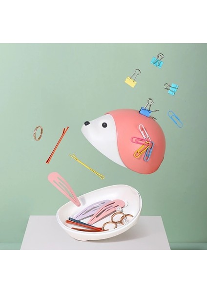 Mavi Stil Karikatür Takı Organizatör Kutusu Çıkarılabilir Manyetik Kapaklı Kirpi Benzeri Bağlayıcı Klip Saç Tokası Tutucu Kız Kadınlar Için Ev (Yurt Dışından) fiyatları