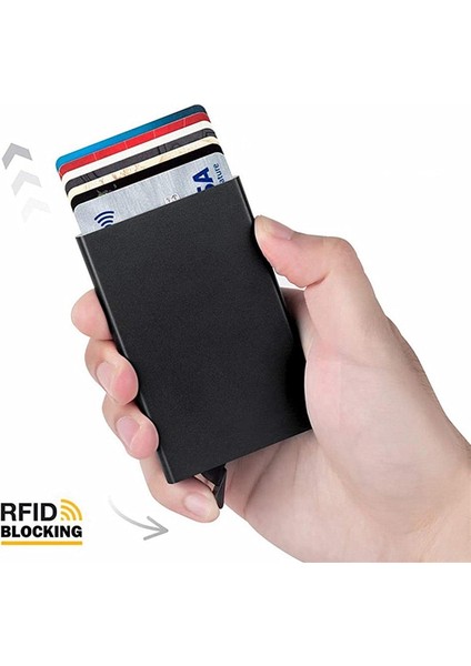 No.11 Tarzı Lld Rfıd Engelleme Erkek Kredi Kartvizitlik Banka Kartı Cüzdan Kılıf Kart Sahibi Koruma Çanta (Yurt Dışından) indirimleri