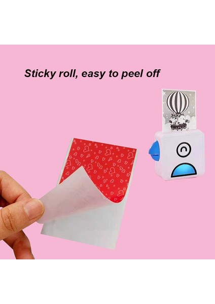 Desenli Etiket C Stili 57MM Termal Kağıt Etiket Kendinden Yapışkanlı Etiket Kağıtları Poooli Papeang Için Net Baskı Telefon Fotoğraf Kağıdı Için Peripage A6 Yazıcı (Yurt Dışından)