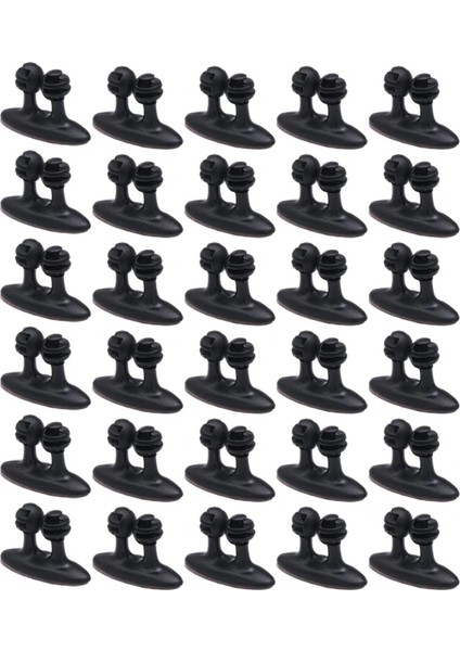 30PCS Tarzı Araba Kablosu Kablo Tutucu Kablo Yöneticisi Cep Telefonu Şarj Cihazı Hattı Toka Kelepçe Kendinden Yapışkanlı Veri Kablosu Sabit Klip Ofis Organizatör (Yurt Dışından)
