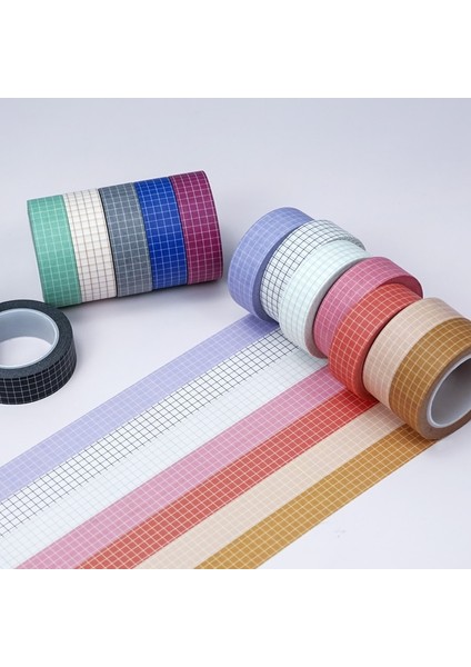 Pg-8 Stili Washi Bant Seti Renkli Washitapes Dekoratif Maskeleme Sarma Kağıt Bant Hediyeleri Sarmak Için El Sanatları Scrapbooking Etiketleme Kodlama (Yurt Dışından) indirimleri