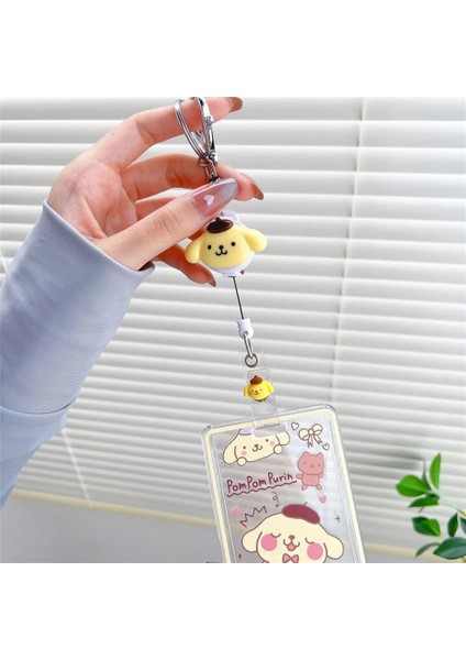 Siyah Stil Çocuklar Için Kawaii Kart Tutucu Fotocard Tutucu Kredi Kimlik Banka Kartı Fotoğraf Ekran Tutucu Otobüs Kartı Koruyucu Kılıf Kolye Anahtarlık (Yurt Dışından) fiyatları