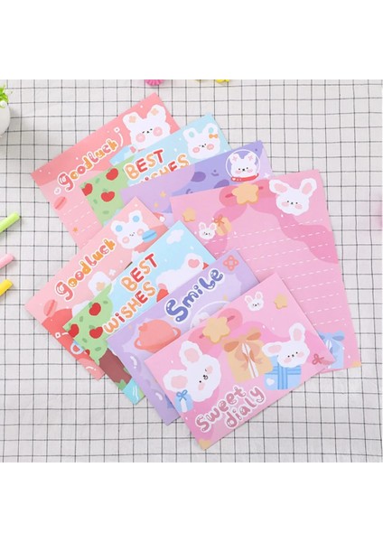 Kahverengi Tarzı Mektup Kağıdı ile 5 Takım Zarflar Sevimli Karikatür Mektup Pedleri Kapak Kawaii Düğün Parti Kartpostallar Hediye Çantaları Ofis Kırtasiye (Yurt Dışından) fiyatları