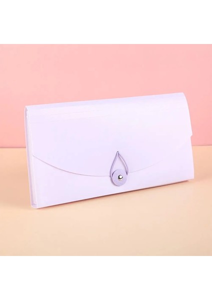 Mor Tarzı Plastocket Akordeon Dosya Düzenleyici Genişleyen Dosya Klasörü Depolama Klasörü Genişletilebilir Belge Düzenleyici Fatura Makbuzunu Kontrol Edin (Yurt Dışından)