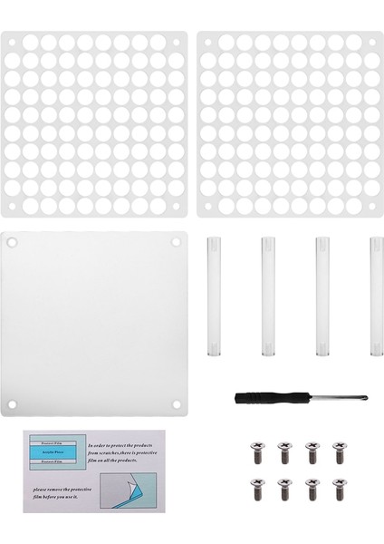Ack Çok Delikli Ekran Standı Kozmetik Aracı Akrilik Kalemler Depolama Sanat Temizle Mağaza Makyaj Fırça Tutucu Masaüstü Organizatör (Yurt Dışından) fiyatları