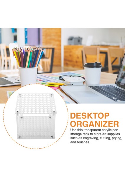 Ack Çok Delikli Ekran Standı Kozmetik Aracı Akrilik Kalemler Depolama Sanat Temizle Mağaza Makyaj Fırça Tutucu Masaüstü Organizatör (Yurt Dışından) modelleri