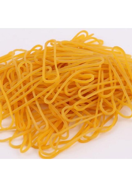 Ecespack Sarı Lastik Bantlar Güçlü Elastik Bant Ofis Endüstriyel Kırtasiye Tutucu Ambalaj Malzemeleri (Yurt Dışından)