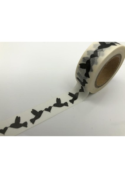 NO.613 Stili S Beden Japon Jiataihe Washi Bant Siyah Dekoratif Çizgili, Bant Karalama Defteri Kağıt Maskeleme Etiket Seti Fotoğraf Albümü Washi Bant Seti (Yurt Dışından)