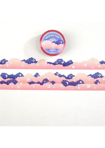 No.1 Tarzı 5m Kore Ins Sevimli Bronzlaştırıcı Washi Maskeleme Bandı Scrapbooking Dergisi Dekoratif Yapışkan Bantlar Dıy Malzeme Kırtasiye Çıkartmaları (Yurt Dışından)