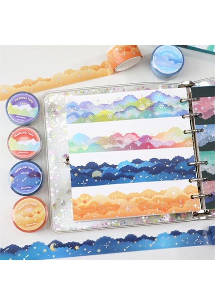 No.1 Tarzı 5m Kore Ins Sevimli Bronzlaştırıcı Washi Maskeleme Bandı Scrapbooking Dergisi Dekoratif Yapışkan Bantlar Dıy Malzeme Kırtasiye Çıkartmaları (Yurt Dışından) fiyatları