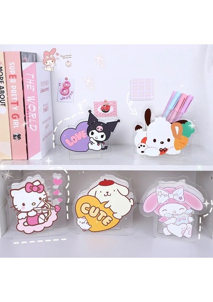 A8 Tarzı Sanrio Kalem Tutucu Akrilik Kalem Konteyner Kawaii Hello Kitty Melodi Kuromamoroll Kalem Kovası Saklama Kutusu Kırtasiye Malzemeleri (Yurt Dışından) fiyatları