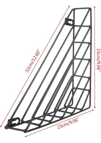 Beyaz Stil 1 Adet Iskandinav Geometrik Şekil Demir Dergi Depolama Rafı Duvar Asılı Sepet Ev Kitap Organizatör Dekor Dergi Kitap (Yurt Dışından) indirimleri