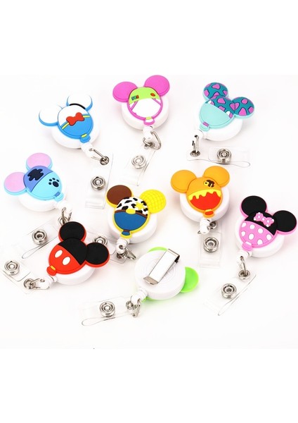 No.16 Tarzı Sıcak Saleece En Li Silikon Anime Geri Çekilebilir Hemşire Rozeti Tutucu Makara Sevimli Öğrenci Kımlık Kartı Tutucu Anahtarlıklar Kordon (Yurt Dışından) fiyatları