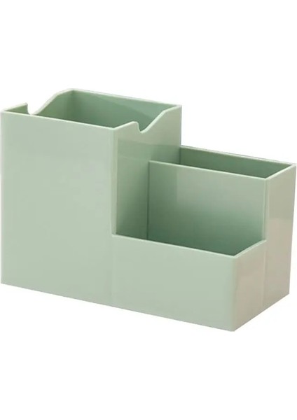 Yeşil Stil Masaüstü Kalemlik Organizatör Çok Fonksiyonlu Kırtasiye Konteyner Depolama Kozmetik Makyaj Araçları Raf Okul Ofis Eşyaları (Yurt Dışından)