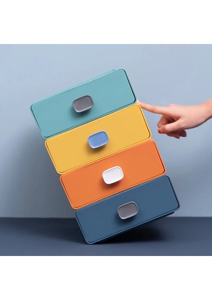 Yeşil Stil Elleri Acıtmadan Güçlü Yük Taşıyan ve Yuvarlatılmış Köşelere Sahip Istiflenebilir ve Serbestçe Uyumlu Çekmece Saklama Kutusu Ofis Masası (Yurt Dışından) fiyatları