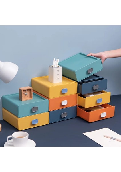 Yeşil Stil Elleri Acıtmadan Güçlü Yük Taşıyan ve Yuvarlatılmış Köşelere Sahip Istiflenebilir ve Serbestçe Uyumlu Çekmece Saklama Kutusu Ofis Masası (Yurt Dışından) modelleri