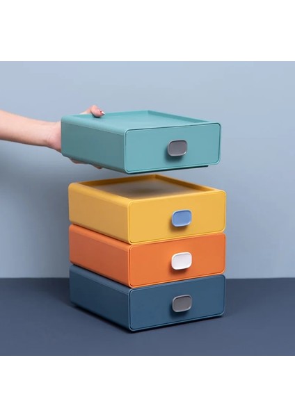 Yeşil Stil Elleri Acıtmadan Güçlü Yük Taşıyan ve Yuvarlatılmış Köşelere Sahip Istiflenebilir ve Serbestçe Uyumlu Çekmece Saklama Kutusu Ofis Masası (Yurt Dışından) fırsatları