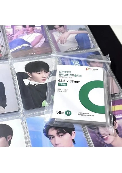 63,5X88 mm Stili Sharkbang Lot Holo Kart Kollu 56XXRANSPARENT Pp Kpop Tutucular Kartpostallar Filmler Fotocard Koruyucu (Yurt Dışından) indirimleri