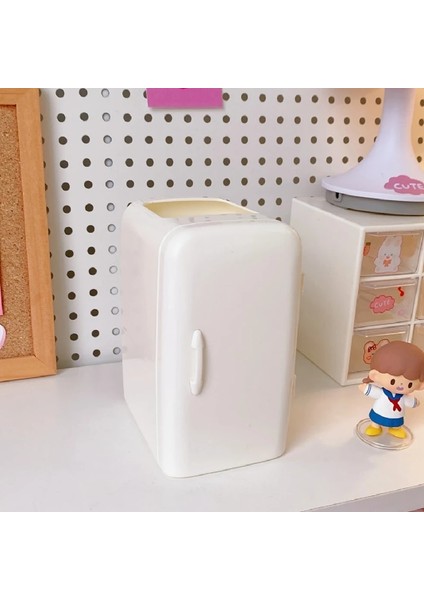 OSS19707WT Stili Kawaii Şeffaf Akrilik Kalem Tutucu Masaüstü Organizatör Ins Yeni Moda Sevimli Ayı Tavşan Ofis Kırtasiye Kozmetik Saklama Kutusu (Yurt Dışından)