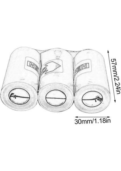 Paperang Için 3 Rulo Dayanıklı Baskı Etiket Kağıdı Mini Cep Fotoğraf Yazıcısı Için Fotoğraf Kağıdı Fatura Makbuz Kağıtları Termal Kağıt (Yurt Dışından) fiyatları