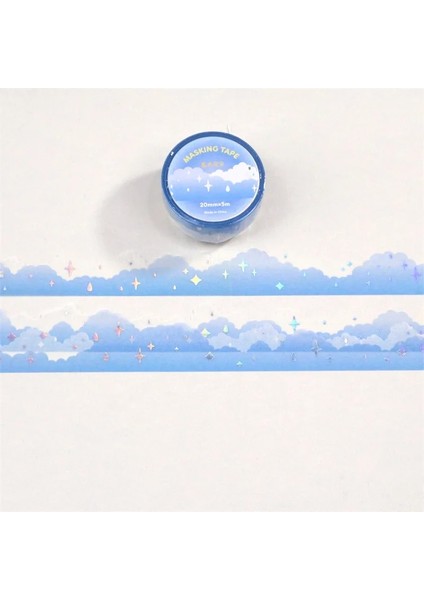 No.6 Tarzı 5m Kore Ins Sevimli Bronzlaştırıcı Washi Maskeleme Bandı Scrapbooking Dergisi Dekoratif Yapışkan Bantlar Dıy Malzeme Kırtasiye Çıkartmaları (Yurt Dışından)