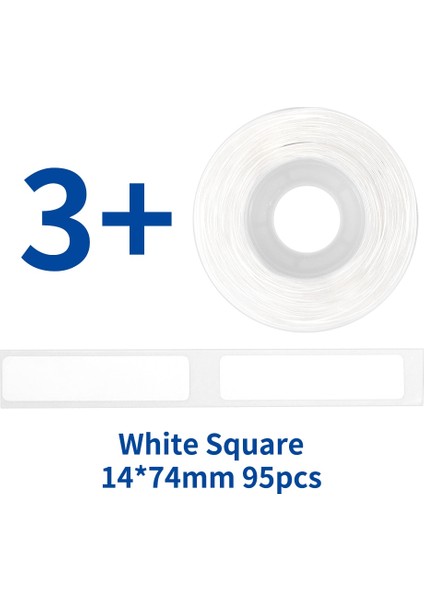 Beyaz Boyut 14X74MM Stili Mutfak Düzenleyici Kağıt Phomemo Hiçbir Mürekkep Papel Yapışkanlı Etiket D30 Etiket Makinesi Için Yazdırılabilir Çeşni Etiketi (Yurt Dışından)