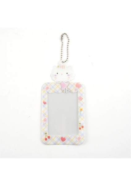 No.1 Stili Ins Stil Ayı Kart Sahibinin Kawaii Kampüs Otobüs Kartı Kordon Koruyucu Kapak Zincir Koruyucu Idol Fotocard Kollu Okul Kaynağı (Yurt Dışından)