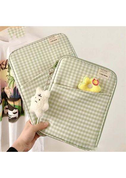 Beyaz Stil Skysonıc Tuval Kırtasiye Organizatör Çanta Kılıfı Ipad PRO11 Macbook Inç Dizüstü Tablet Pc Çantası Ofis Organizatör Tutucu Çanta (Yurt Dışından) fırsatları