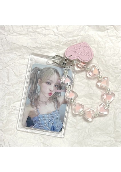 B6 Tarzı Mınkys Yeni Varış Kawa Kpop Fotoğraflı Kart Tutucu Kredi Kımlık Banka Kartı Fotoğraf Ekran Tutucu Otobüs Kartı Koruyucu Kılıf Kolye (Yurt Dışından) fırsatları