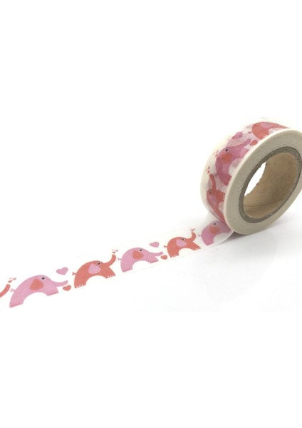 NO.1232 Tarzı S Beden En Çok Satan Tasarımlar (Yağmur Damlası, Fil, Kedi, Çiçek, Bayrak) Dekoratif Jiataihewashi Bant Dıy Scrapbooking Maskeleme Bandı Okul Kaynağı (Yurt Dışından) indirimleri