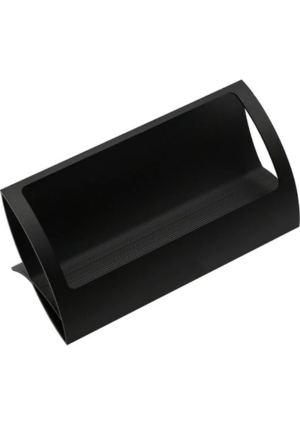 Siyah Stil Alaşım Kartvizit Ekran Standı Hollow-Out Isim Kartı Not Kağıdı Tutucu Iş Dizini Kart Organizatör Iş Malzemeleri (Yurt Dışından)