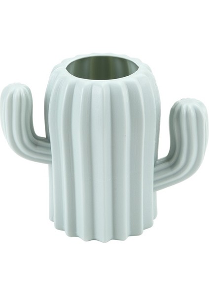 Mavi Stil Kalem Tutucu Yaratıcı Öğrenci Kırtasiye Masaüstü Kaktüs Masası Çok Fonksiyonlu Saklama Kutusu Pe Kalem Konteyner Fırça Pot Ofis Malzemeleri (Yurt Dışından)