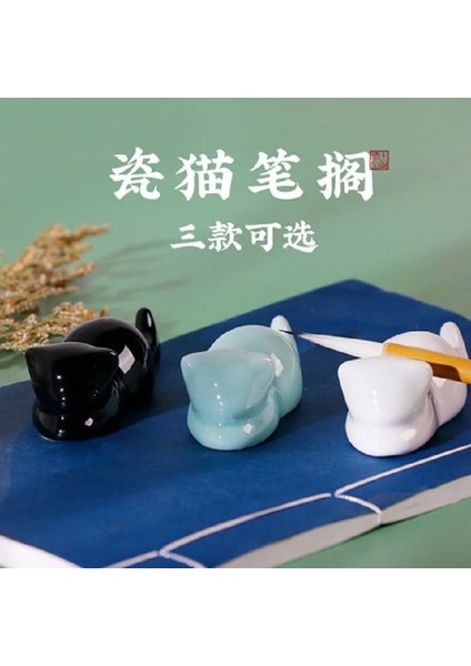 No.2 Tarzı 1 Adet Seramik Kalem Dinlenme Yazı Fırçası Tutucu Çin Kaligrafi Kalemi Tutucu Suluboya Mürekkep Boyama Okul Ofis Malzemeleri (Yurt Dışından) fiyatları