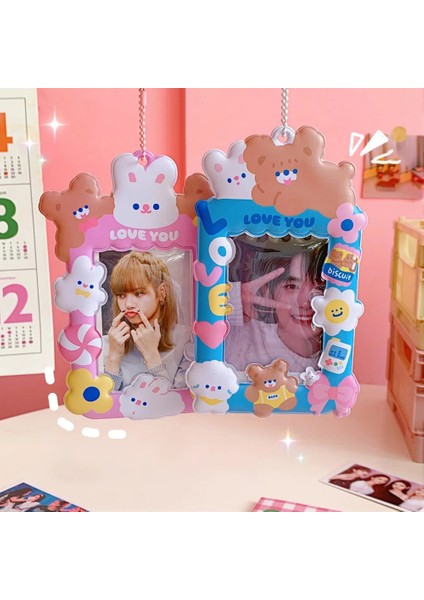 No.1 Stili Ins Stil Ayı Kart Sahibinin Kawaii Kampüs Otobüs Kartı Kordon Koruyucu Kapak Zincir Koruyucu Idol Fotocard Kollu Okul Kaynağı (Yurt Dışından) fırsatları