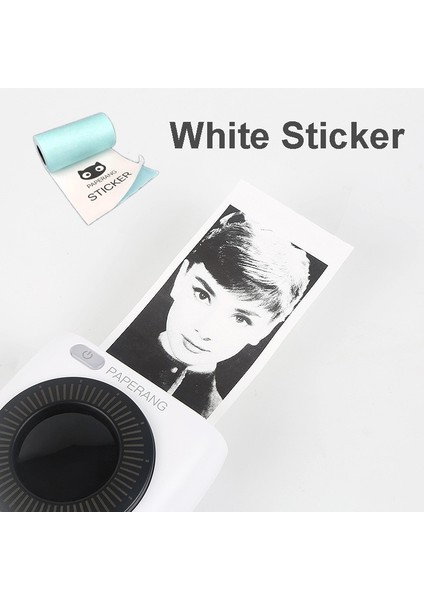 Mor Kenarlı Kağıt Stili Diğer A6 Termal Etiket Yazıcı Kağıdı Beyaz Renkli Etiket Fotoğraf Yazıcısı Için 57*30MM Peripage Paperang Poooli Baypage Printing A (Yurt Dışından) fırsatları