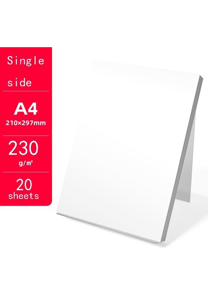 A4 230G 20 Yaprak Stili Fotoğraf Kağıdı 4r 5r A4 Mürekkep Püskürtmeli Yazıcılar Için Yüksek Parlak Yazıcı Fotoğrafçı Baskısı Ofis Malzemeleri (Yurt Dışından)